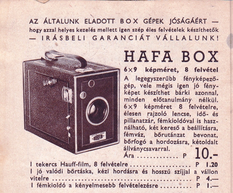 HAFA BOX (1940)