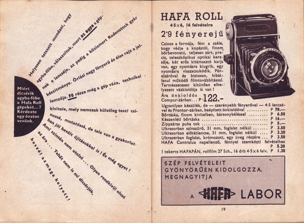 HAFA ROLL 4.5x6 (1940)
