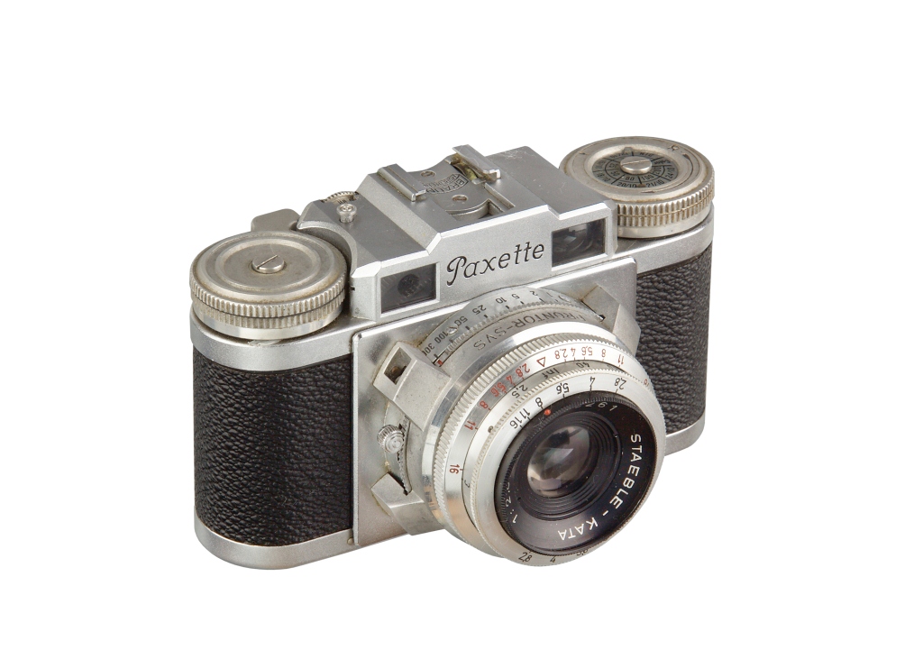 BRA 09xx - BRAUN Paxette (1953-1959) 35mm 24x36; Staeble Kata 2.8/45; Prontor SVS