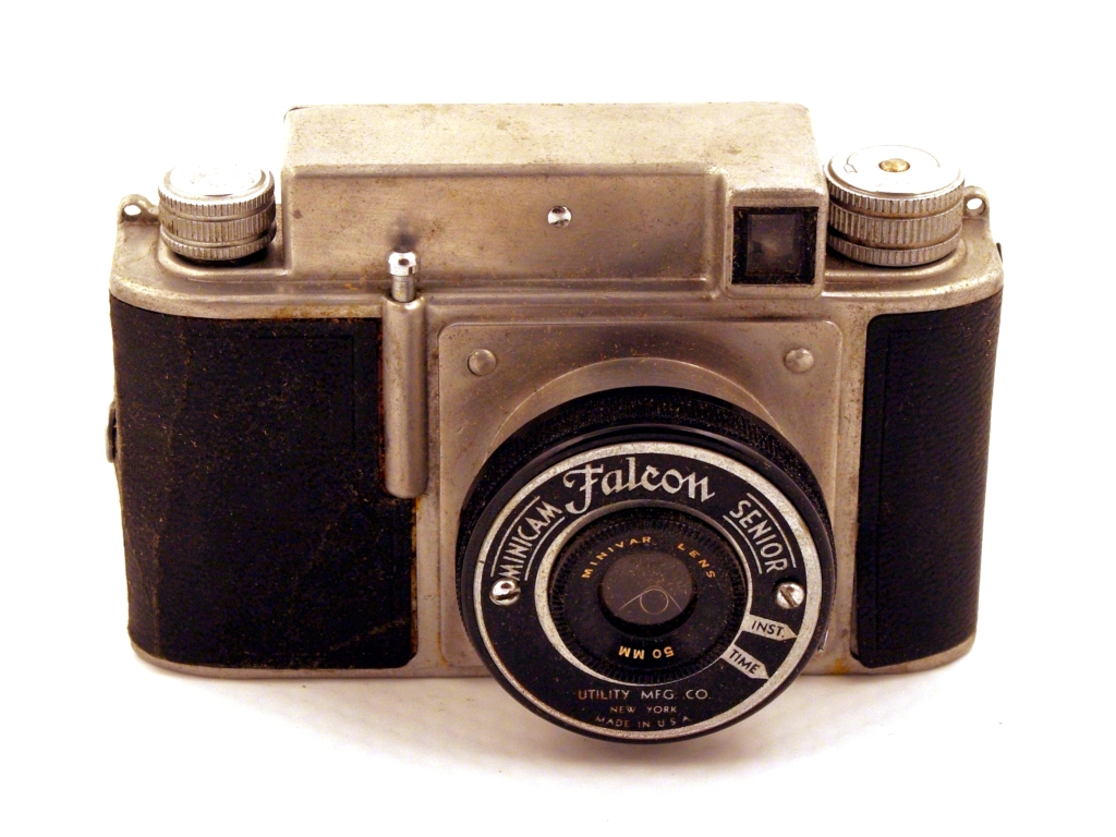 FAL 0050 - FALCON Miniature Senior (1941) rollfilm 3x4; Meniscus; egyszerű zár