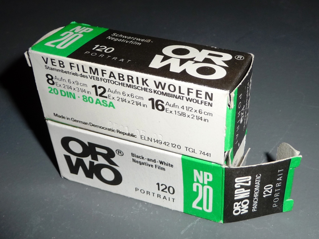 ORWO NP 20 DIN 20, ASA 80 (120)