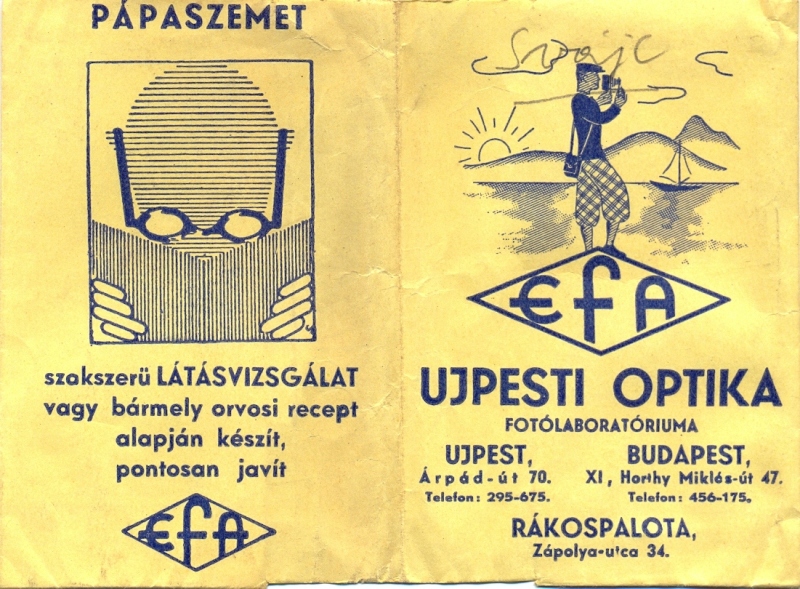 efa Ujpesti optika 3 külső - 1938