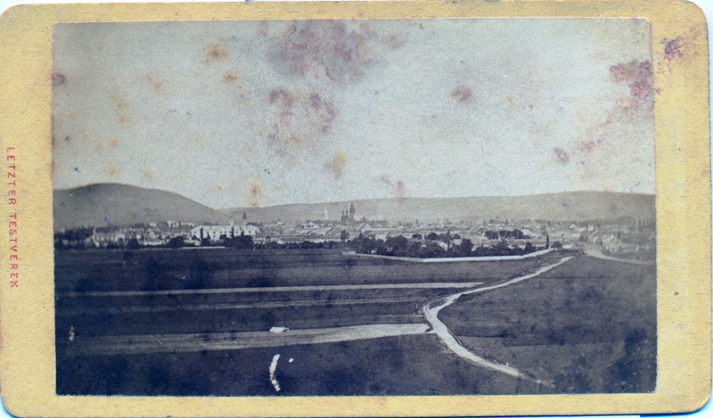 Kassai panoráma, déli nézet (1872)